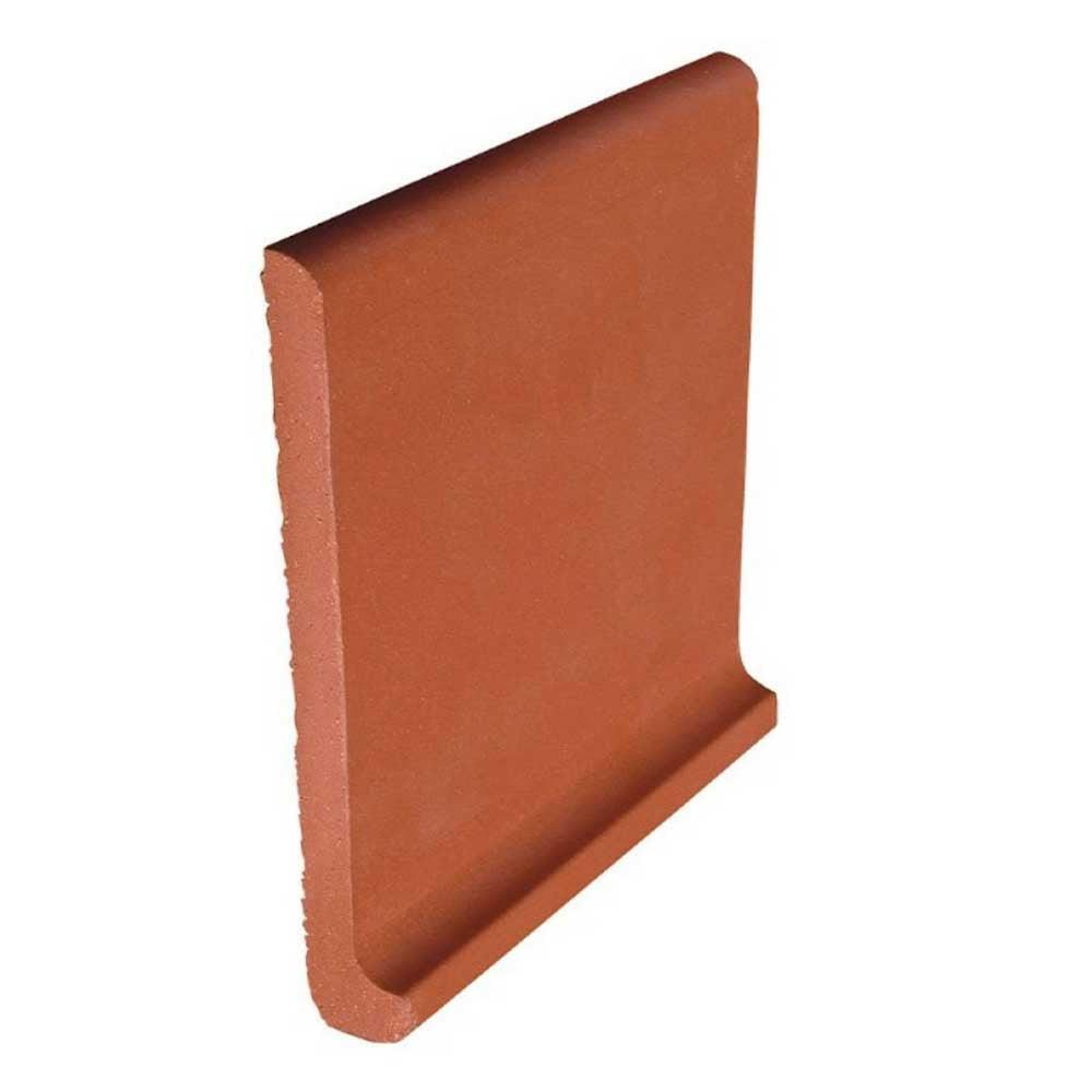 6x6 Spanish Red Matte Quarry Cove Base 6x6 Spanish Red Matte Quarry Cove Base - American Tile Depot