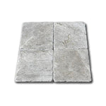 6x6 Tundra Gray (Atlantic Gray) Marble Tumbled Tile 6x6 Tundra Gray (Atlantic Gray) Marble Tumbled Tile - American Tile Depot