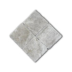6x6 Tundra Gray (Atlantic Gray) Marble Tumbled Tile 6x6 Tundra Gray (Atlantic Gray) Marble Tumbled Tile - American Tile Depot