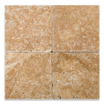 6x6 Walnut Travertine Tumbled Tile 6x6 Walnut Travertine Tumbled Tile - American Tile Depot