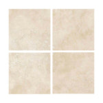 6x6 Ivory Travertine Filled & Polished Tile-American Tile Depot