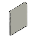 6x6 Glossy Bullnose Tile