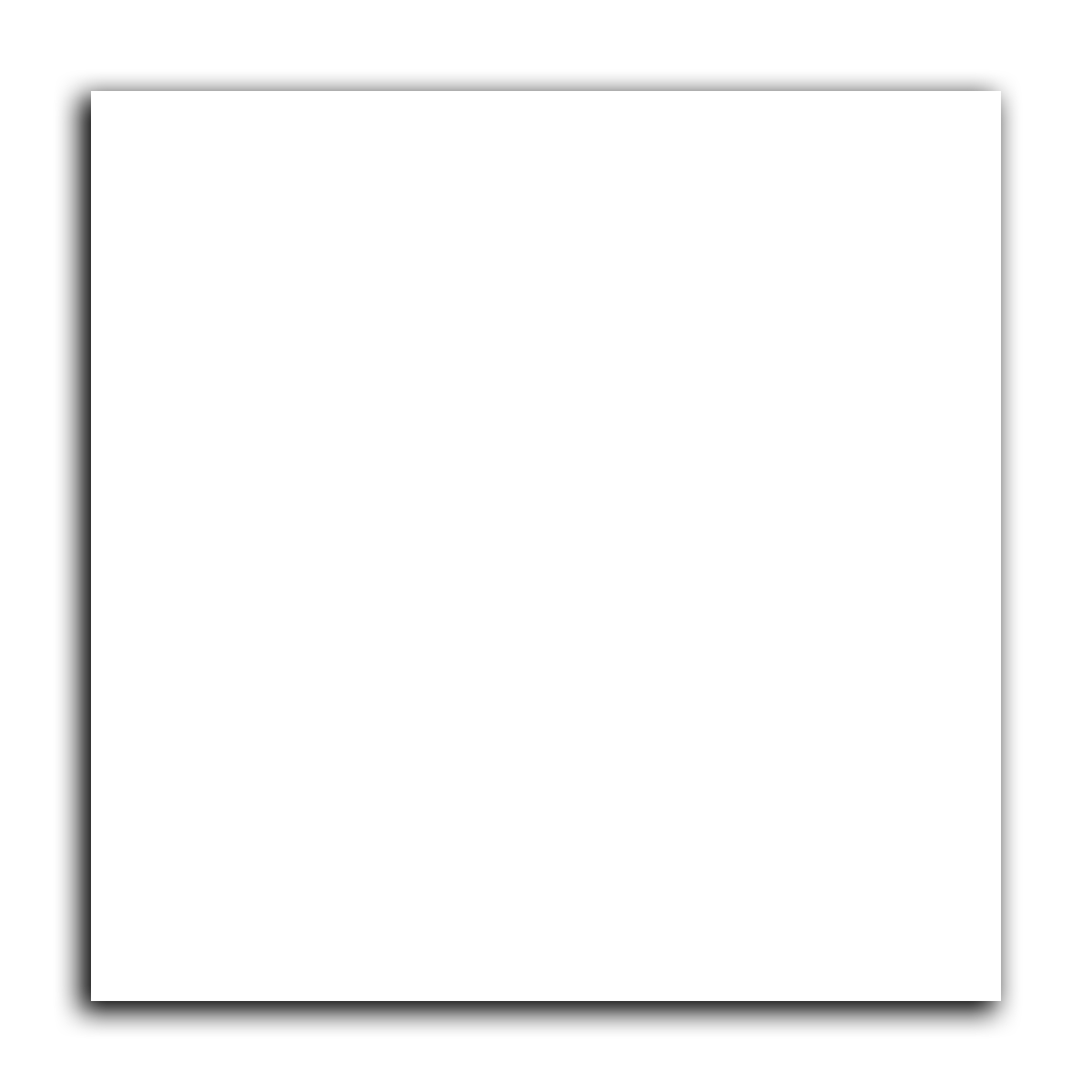 6x6 Palette White Ice Glossy Solid Color Ceramic Tile - American Tile Depot