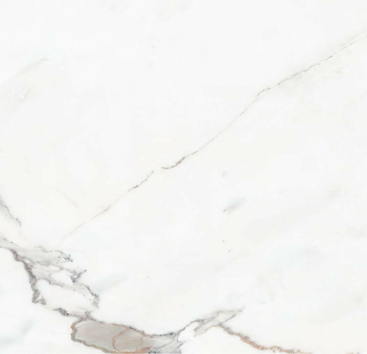 24x24 Calacatta Dorado Polished Marble Look Marble Laminated Porcelain Tile-American Tile Depot