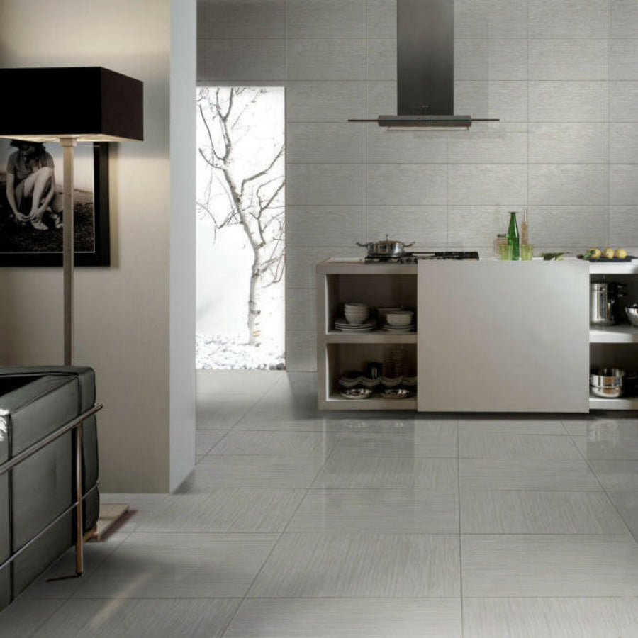 12x24 Horizon Grey Fabric Look Porcelain Tile-American Tile Depot