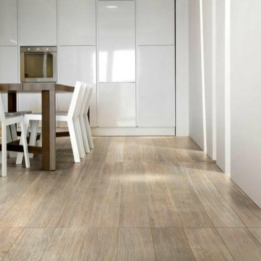 6x36 Selection Oak Cream Grip R11 Wood Look Porcelain Tile-American Tile Depot