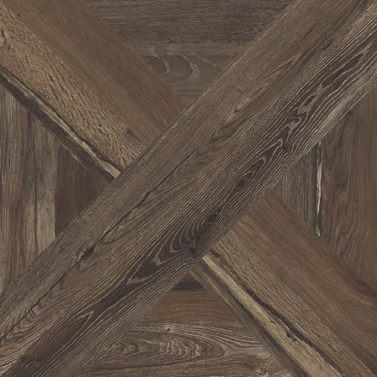 32x32 Planches Choco Decor Matte Wood Look Porcelain Tile-American Tile Depot
