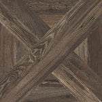 32x32 Planches Choco Decor Matte Wood Look Porcelain Tile-American Tile Depot