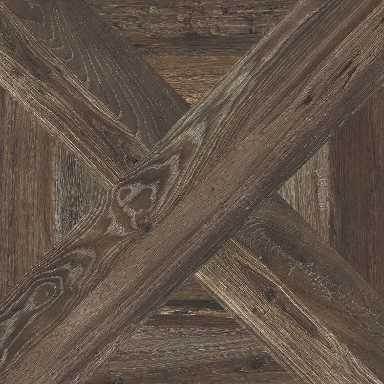 32x32 Planches Choco Decor Matte Wood Look Porcelain Tile-American Tile Depot