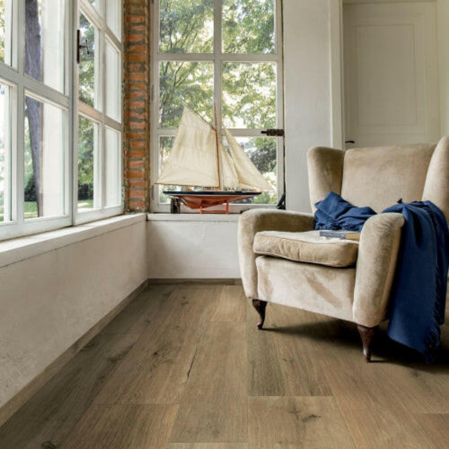 8x48 Planches Noisette Matte Wood Look Porcelain Tile-American Tile Depot