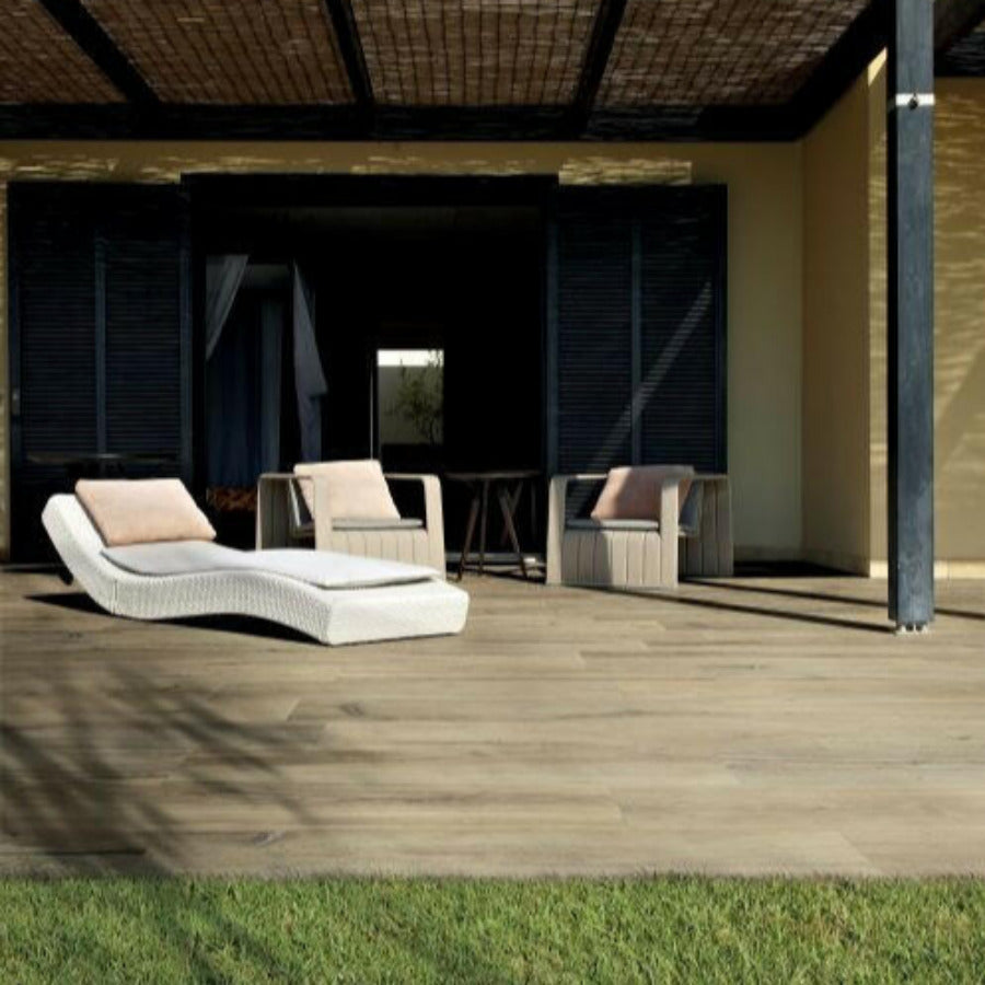 8x48 Planches Miel Grip R11 Wood Look Porcelain Tile-American Tile Depot