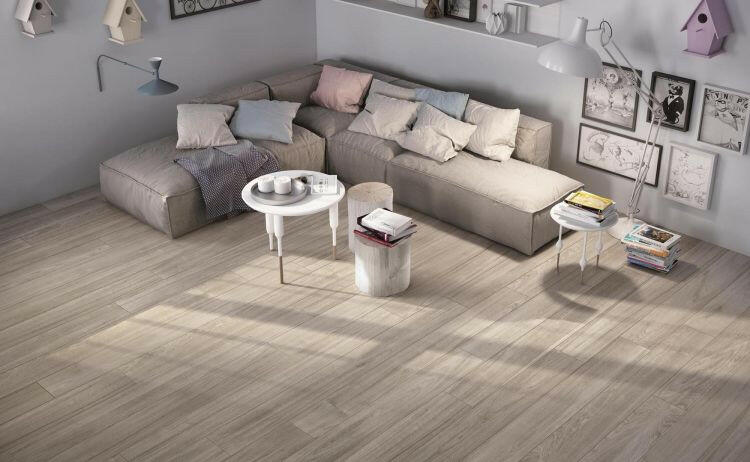 8x48 Soft Smoke Matte Wood Look Porcelain Tile-American Tile Depot