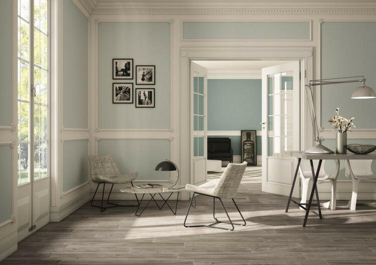 8x48 Soft Smoke Matte Wood Look Porcelain Tile-American Tile Depot