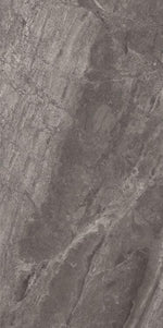 24x48 Supreme Charcoal Levigato (r/l) Polished Marble Look Porcelain Tile-American Tile Depot