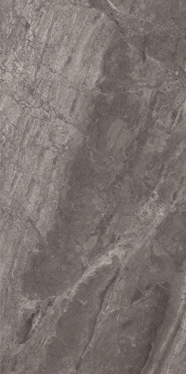 24x48 Supreme Charcoal Levigato (r/l) Polished Marble Look Porcelain Tile-American Tile Depot
