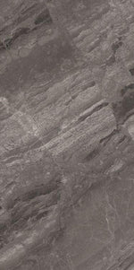 24x48 Supreme Charcoal Levigato (r/l) Polished Marble Look Porcelain Tile-American Tile Depot