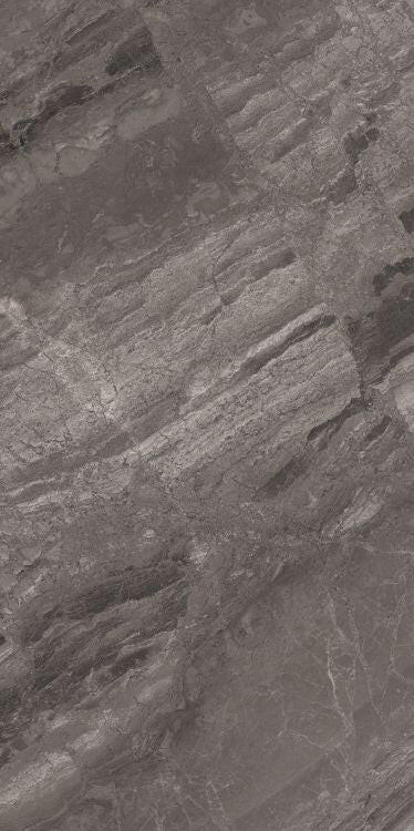 24x48 Supreme Charcoal Levigato (r/l) Polished Marble Look Porcelain Tile-American Tile Depot