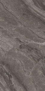 24x48 Supreme Charcoal Levigato (r/l) Polished Marble Look Porcelain Tile-American Tile Depot
