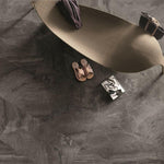 24x48 Supreme Charcoal Levigato (r/l) Polished Marble Look Porcelain Tile-American Tile Depot