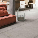 30x30 Plain Nickel Matte Concrete Look Porcelain Tile-American Tile Depot