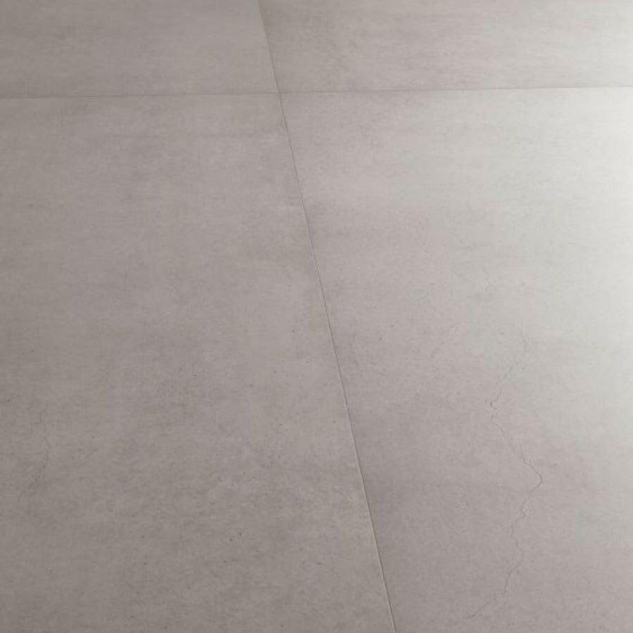 48x48 Plain Nickel Matte Concrete Look Porcelain Tile-American Tile Depot