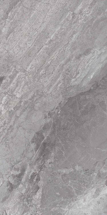 12x24 Supreme Grey Levigato (r/l) Polished Marble Look Porcelain Tile-American Tile Depot