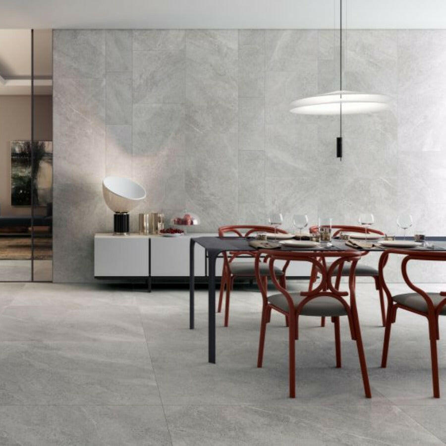 48x48 Tune Rock Matte Limestone Look Porcelain Tile-American Tile Depot