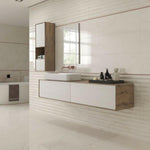 24x48 Vega Marfil Shine Polished Marble Look Porcelain Tile-American Tile Depot