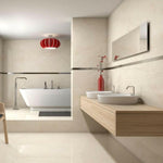 24x48 Vega Marfil Shine Polished Marble Look Porcelain Tile-American Tile Depot