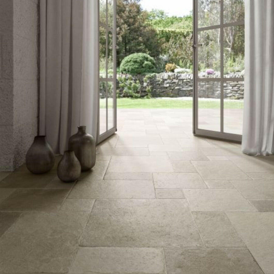 16x24 Ostuni Sabbia Matte Travertine Look Porcelain Tile-American Tile Depot
