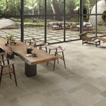 8x16 Ostuni Sabbia Matte Travertine Look Porcelain Tile-American Tile Depot