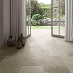 8x8 Ostuni Sabbia Matte Travertine Look Porcelain Tile-American Tile Depot