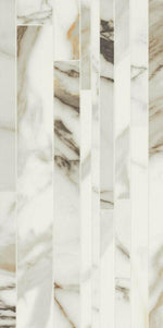 12x24 Selezione Marmi Polished Marble Look Porcelain Tile-American Tile Depot