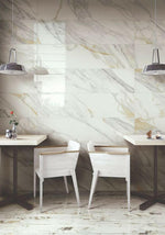 12x24 Selezione Marmi Polished Marble Look Porcelain Tile-American Tile Depot