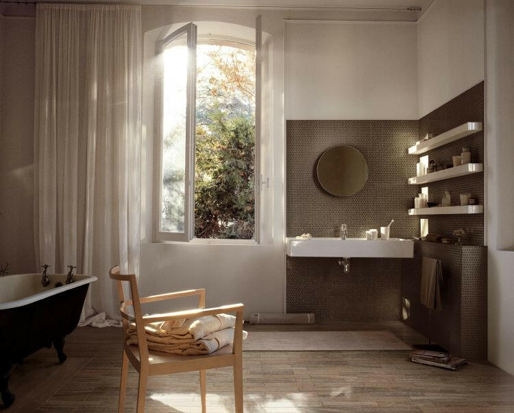 6x36 Selection Oak Amber Matte Wood Look Porcelain Tile-American Tile Depot