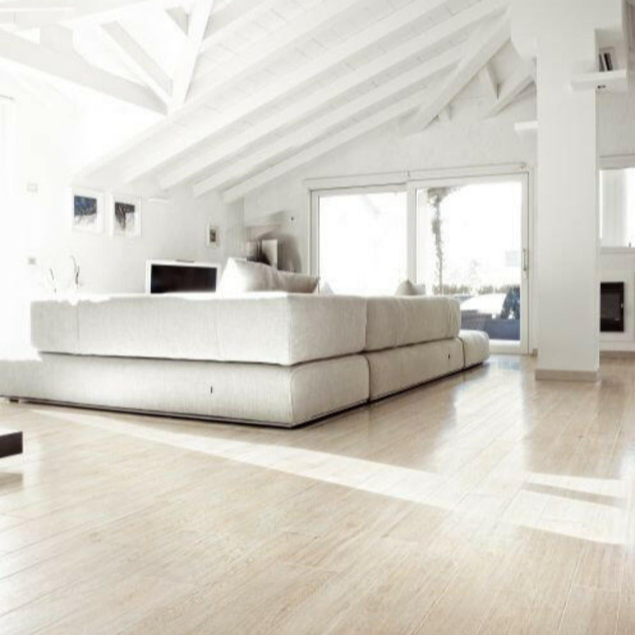 6x36 Selection Oak White Wood Look Porcelain Tile-American Tile Depot