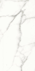 12x24 Trilogy Calacatta White Soft Matte Marble Look Porcelain Tile-American Tile Depot