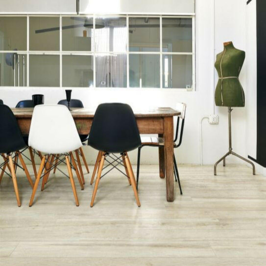 8x48 Details White Wood Look Porcelain Tile-American Tile Depot