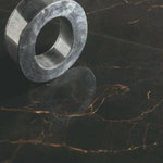 12x24 Galaxia Black Levigato (r/l) Polished Marble Look Porcelain Tile-American Tile Depot