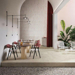 48x48 Timeline 10 - White Matte Concrete Look Porcelain Tile-American Tile Depot