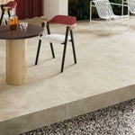 48x48 Timeline 10 - White Matte Concrete Look Porcelain Tile-American Tile Depot