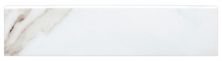 Triad Calacatta White Lux Bullnose 3x12 Molding Trim-American Tile Depot