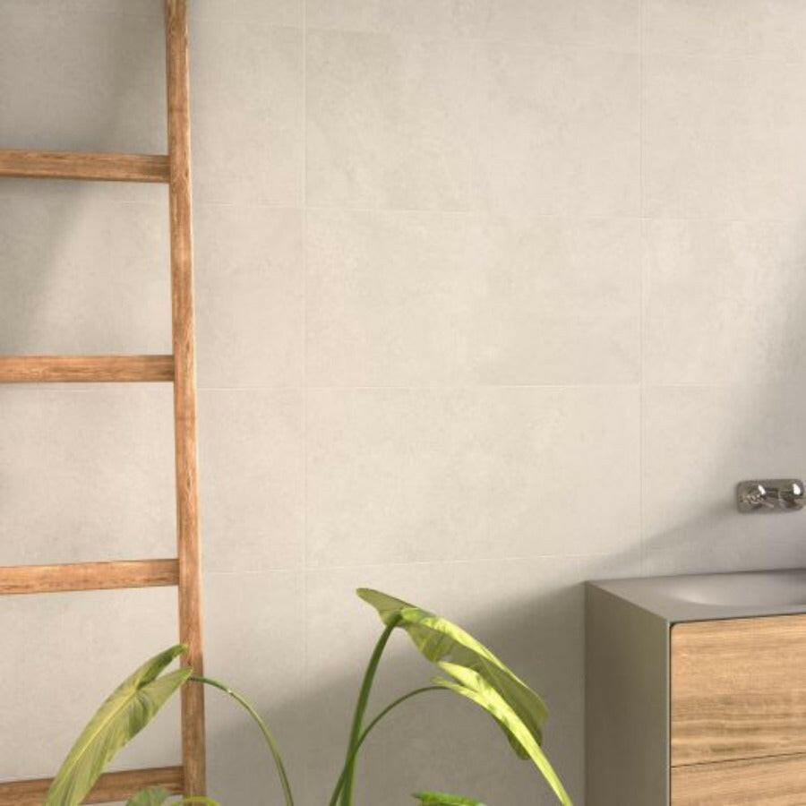 24x48 Rania Marfil Matte Limestone Look Porcelain Tile-American Tile Depot
