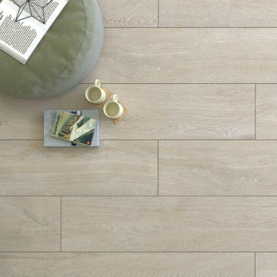 9x48 Niara Blanco Matte Wood Look Porcelain Tile-American Tile Depot