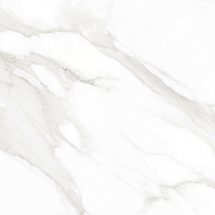 24x24 Statuario Mercury Polished Marble Look Porcelain Tile-American Tile Depot