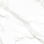 24x24 Statuario Mercury Polished Marble Look Porcelain Tile-American Tile Depot