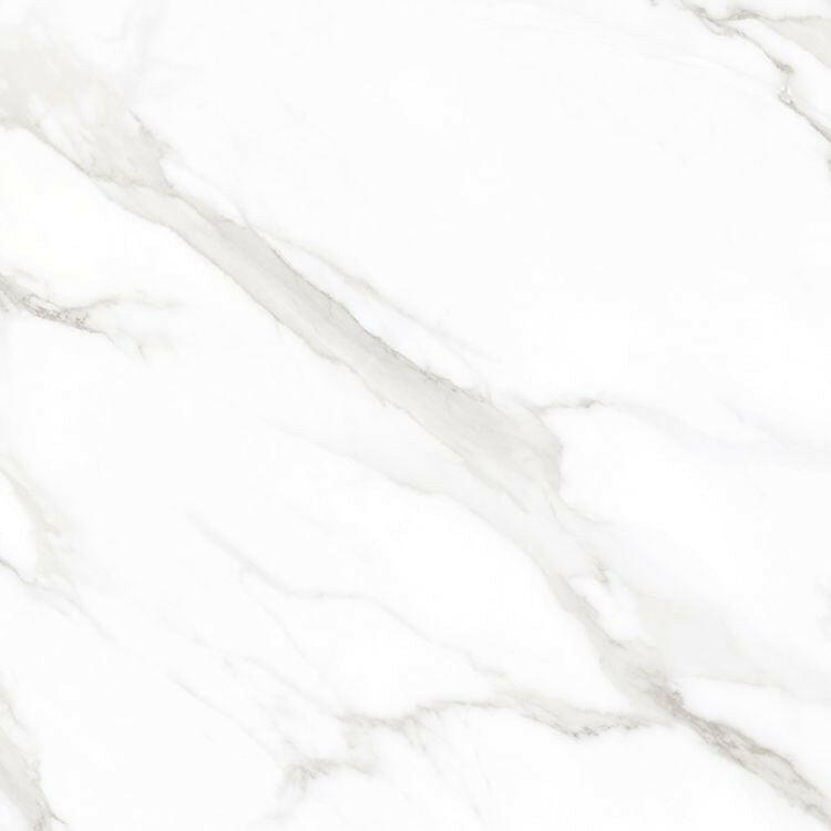 24x24 Statuario Mercury Polished Marble Look Porcelain Tile-American Tile Depot