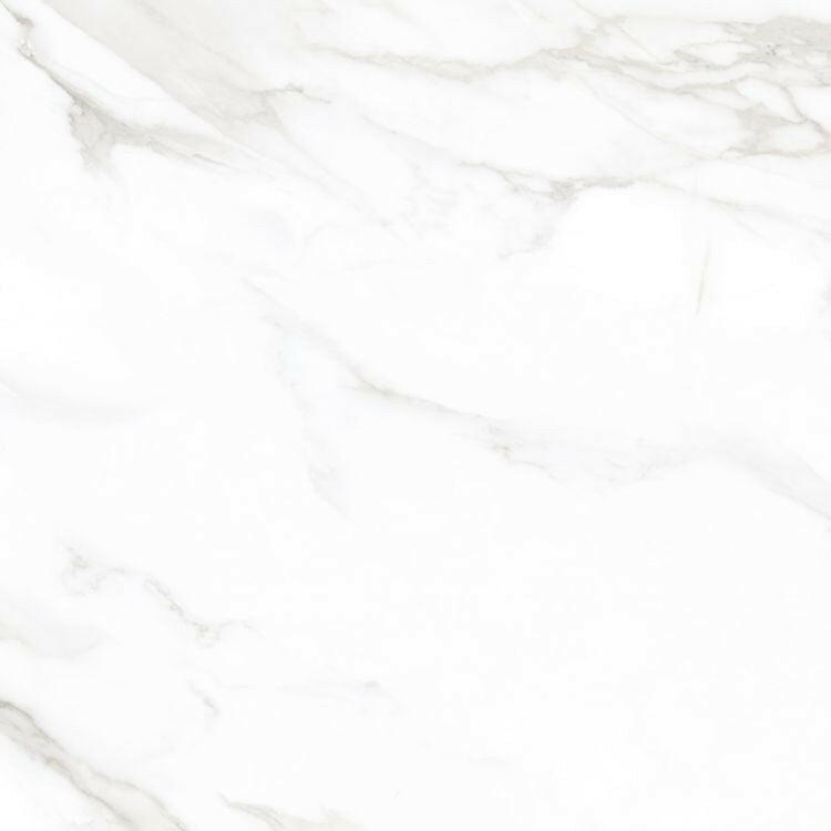 24x24 Statuario Mercury Polished Marble Look Porcelain Tile-American Tile Depot