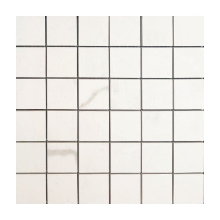 Famea Statuario Soft Square Porcelain Mosaic Tile-American Tile Depot