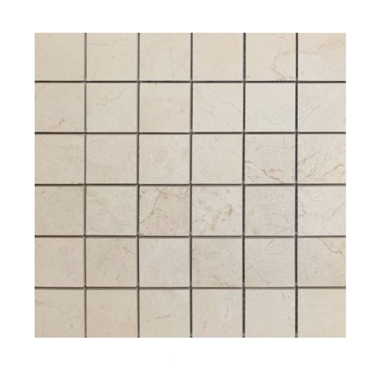 2x2 Famea Marfil Soft Square Porcelain Mosaic Tile-American Tile Depot